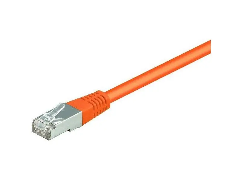 CAT 5e Netzwerkkabel Lose Ware, 2xRJ45 Stecker foliengeschirmt 10m Neue Ware