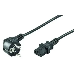 Kostenfreie Lieferung Netzkabel lose Ware, abgewinkelter Schutzkontakt >IEC 320 C13