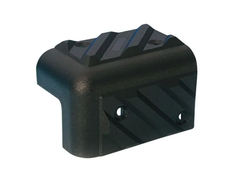 ah Hardware 4013 - Boxenecke Kunststoff stapelbar schwarz Kostenloser Versand