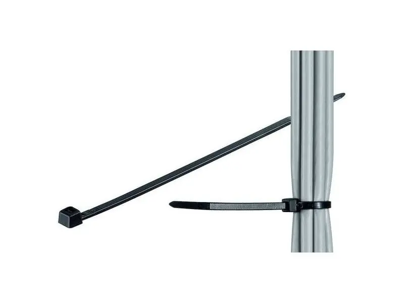 Kabelbinder, wetterfester Nylon, schwarz, Länge 200 mm Breite 2,5 mm Bestseller