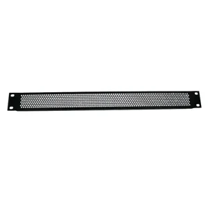 Abverkauf ah 19" Parts 87221VR - U-Entlüftungsblende 1 HE Stahl, Rundlochung