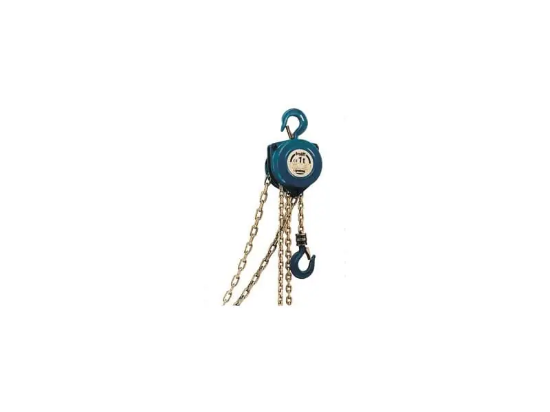 Preisreduziert Tralift Handkettenzug 1.0to, 08m Hubkette 14m Handkette
