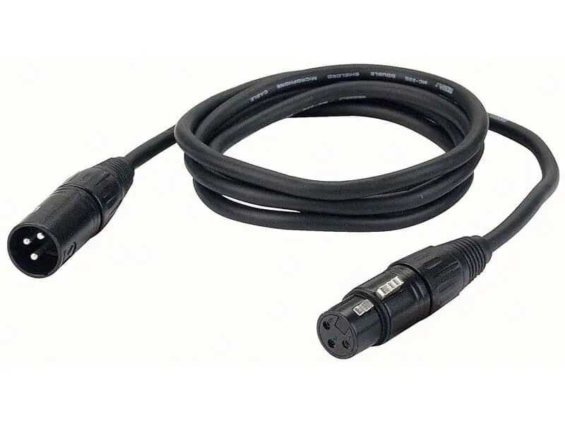 DAP XLR Mikrofon Kabel schwarz 3m Günstig