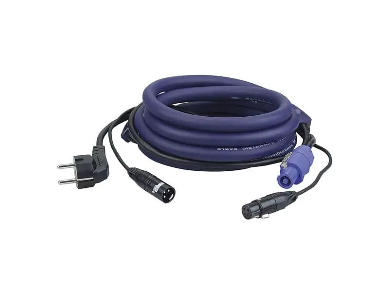 Nur Heute DAP FP06 - Schuko/XLR M - powerCON/XLR F - DMX / Power - LIGHT Strom- und Signalkabel - 20 m