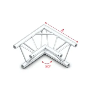 Milos GT30-003 Ecke 90° 3-Punkt-Traverse incl. Verbinder Nur Heute