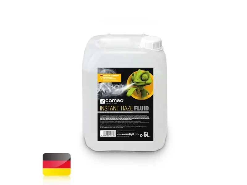 Cameo INSTANT HAZE FLUID 5L - Spezielles ölfreies Hazefluid für Cameo INSTANT Hazer Nur Für Kurze Zeit