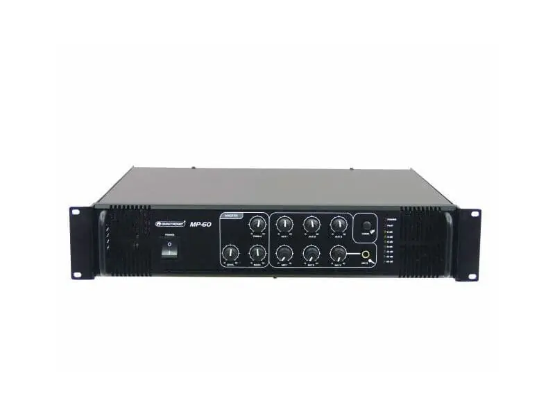 Neu Im Sortiment OMNITRONIC MP-60 ELA-Misch-Verstärker