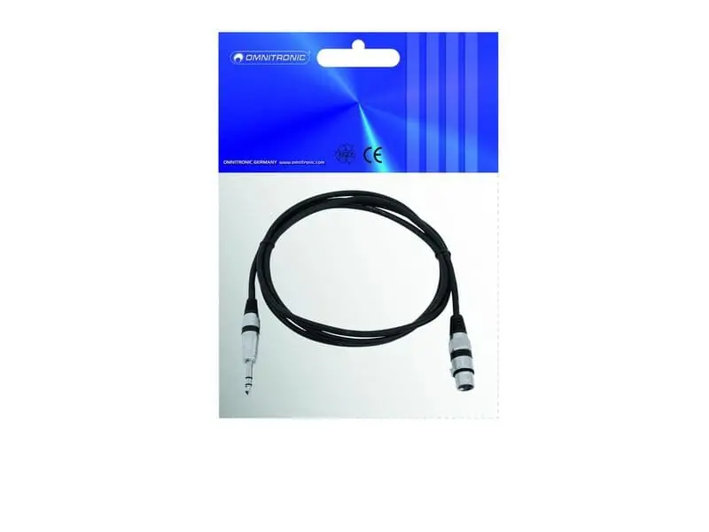 Neu Im Sortiment Kabel AC-50 XLR-Kuppl./Klinke-St.st. 2m