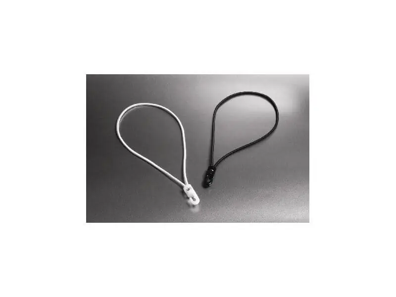 Spannfix Gummispanner 4mm weiß, kurz, 11cm Geprüft
