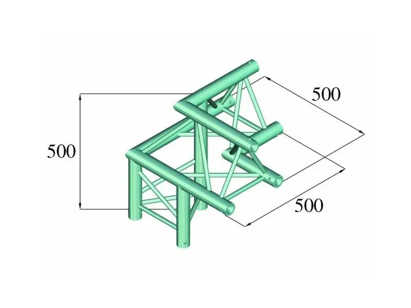 Neue Kollektion TRILOCK 6082AL-32 3-Weg-Ecke links