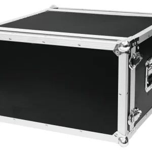 Roadinger Effektrack CO DD, 6HE, 24cm tief, schwarz Highlight