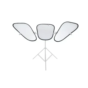 Geprüft Lastolite Triflector Aufheller Set mit 3 Silber/Weiß Panels