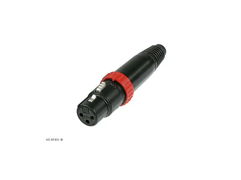 Preisknaller Neutrik NC3FXSB 3 polige Kabelbuchse mit Schalter, schwarz