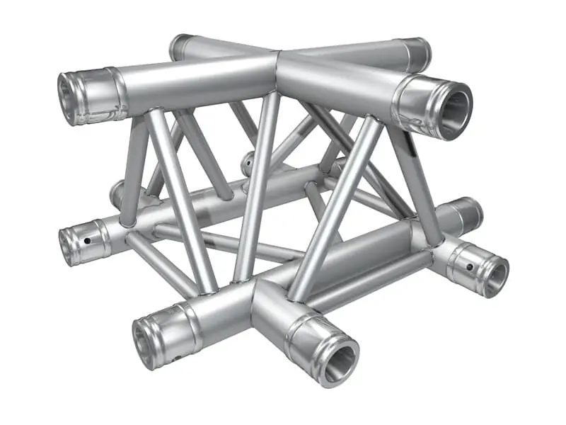 Schnäppchen Global Truss F33 4-Weg Ecke C41, 3-Punkt Traverse inkl. Verbinder