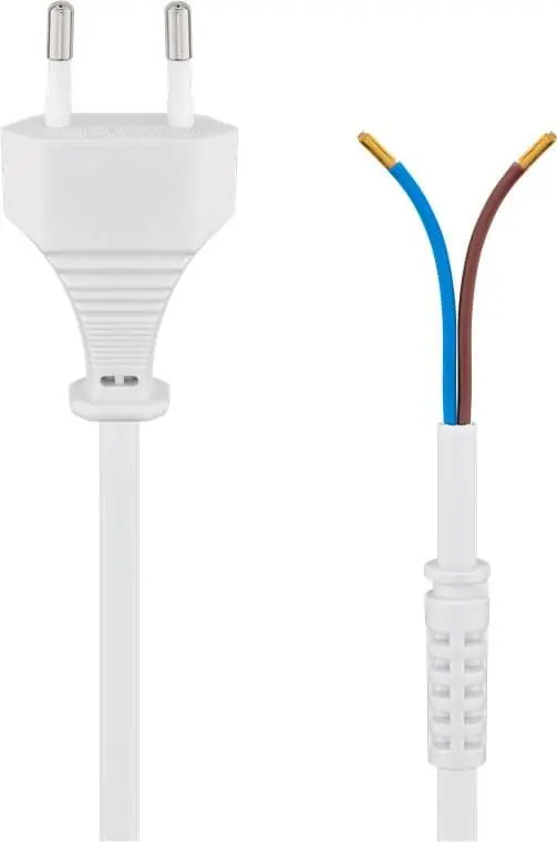 Schnäppchen Netzkabel lose Ware, Eurostecker>offene Enden Zugentlastung