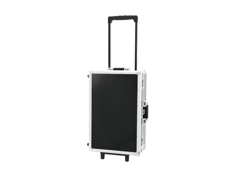 Direktkauf Roadinger CD-Case, schwarz, 120 CDs, mit Trolley