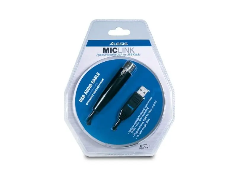 Alesis MicLink, USB Mikrofonkabel Markenprodukt