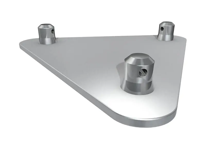 Aktuell Global Truss F33 Bodenplatte 3-Punkt inkl. Verbinder