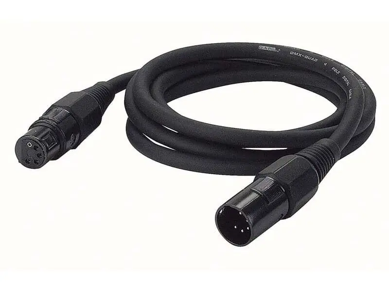 Neu Im Sortiment DMX 5 Pol XLR Kabel Male auf 5 Pol Female 10m