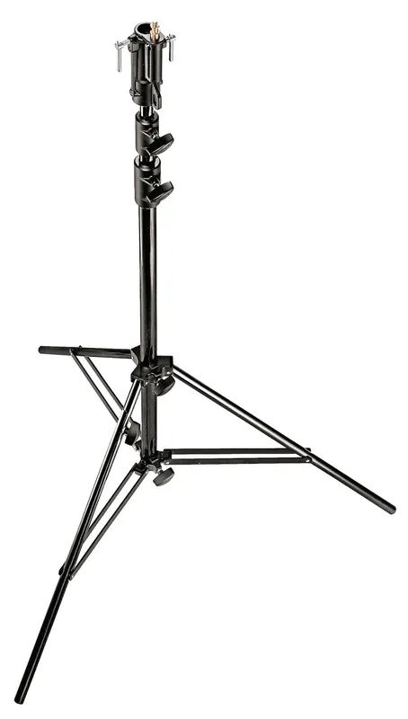 Preisreduziert Manfrotto 007BSU Stativ Senior Chrom Schwarz