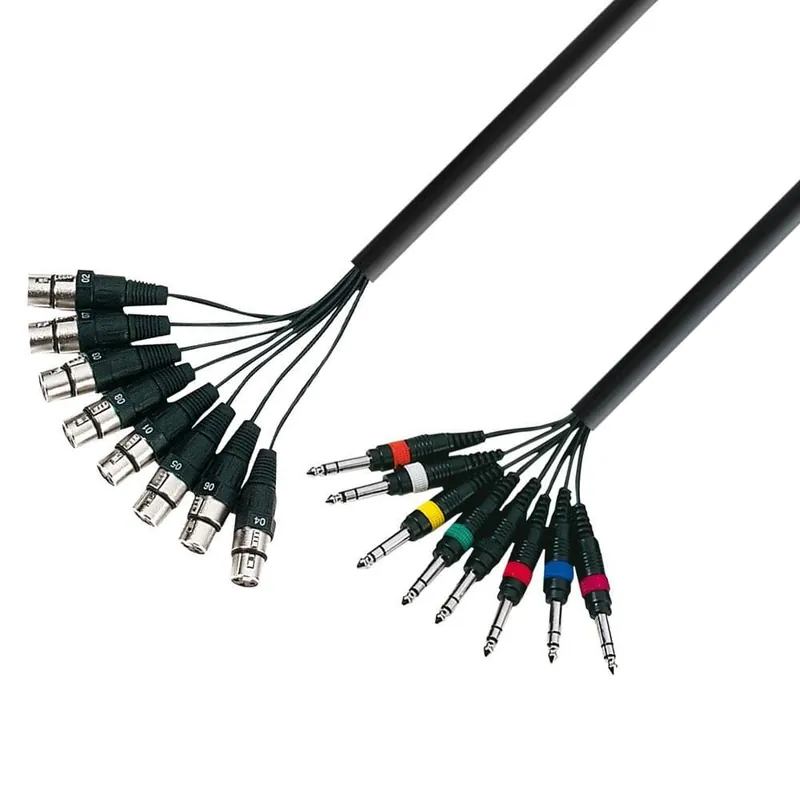 Jetzt Bestellen ah Cables 3 STAR LOOM 8 FV 0500 - Studio Loom Kabel - Adam Hall® 8 XLR Female x 8 Klinke TRS - 5 m