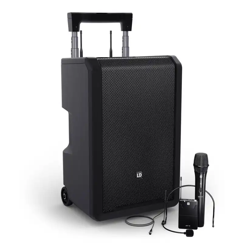 Abverkauf LD Systems ANNY® 10 HBH 2 B5 - 10" Mobiler Bluetooth® PA-Lautsprecher mit Akku, Mixer