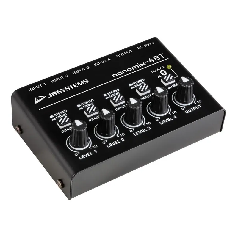 Bestseller JB Systems NANOMIX-4BT - 4-Kanal-Line-Mixer