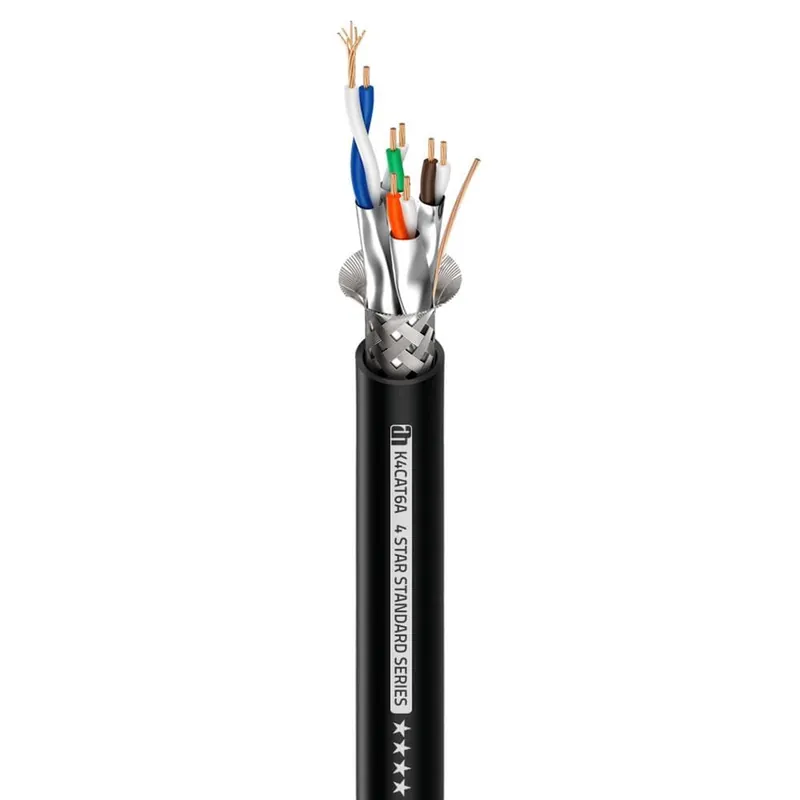 Adam Hall Cables 4 STAR NETWORK CAT6A D - Netzwerkkabel -Cat.6a (S/FTP) -500 m Rolle Gratis Versand