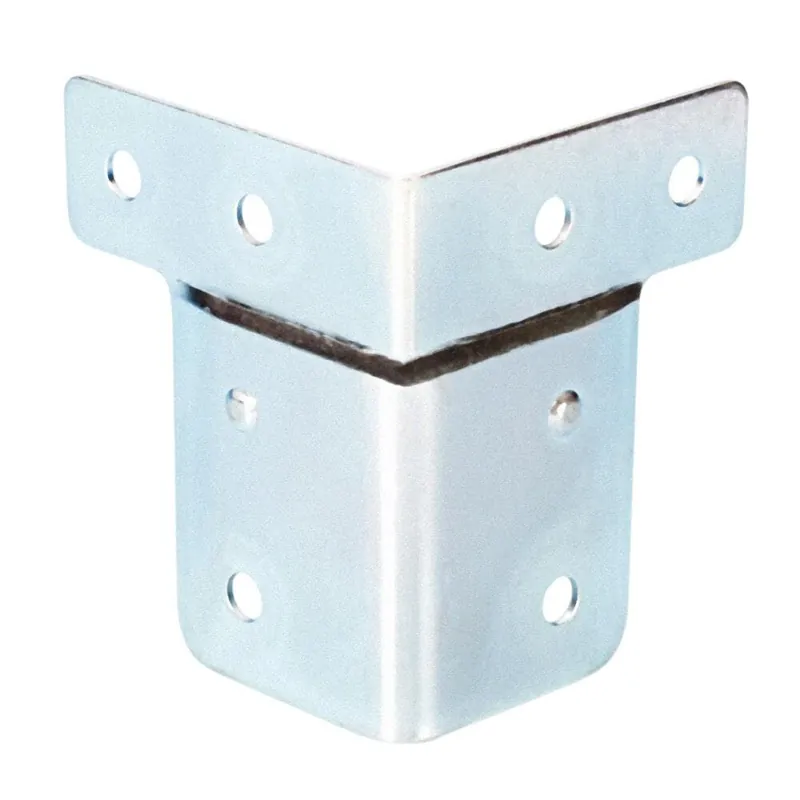 Zertifiziert ah Hardware 40404 - L-Ecke 60 x 50 gekröpft für 6110 Aluminium-Kantenschutz