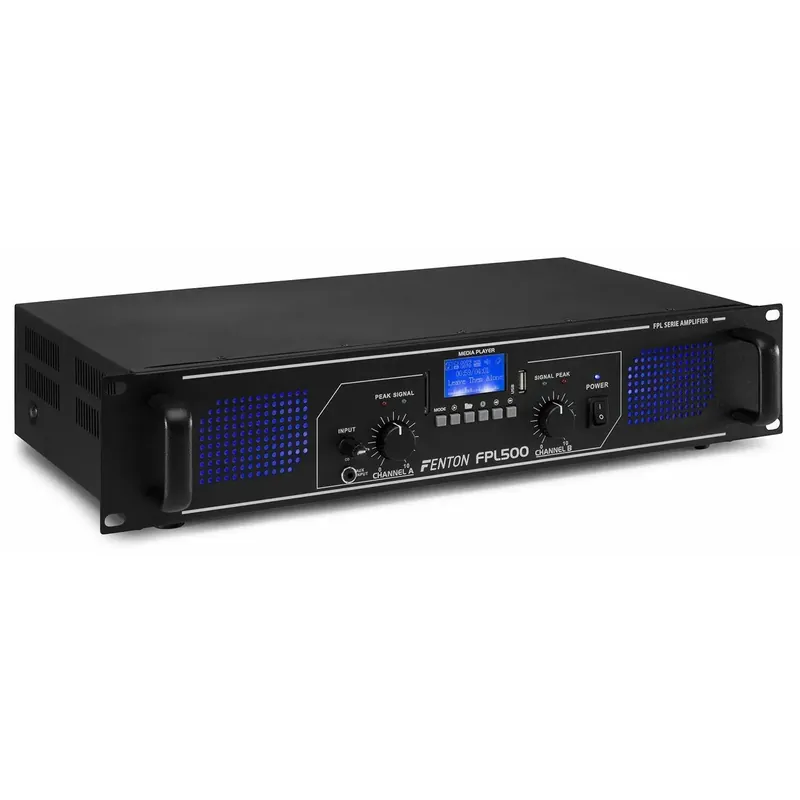 Fenton FPL500 Digitalverstärker 2x 250 W mit Bluetooth und MP3-Player Zertifiziert