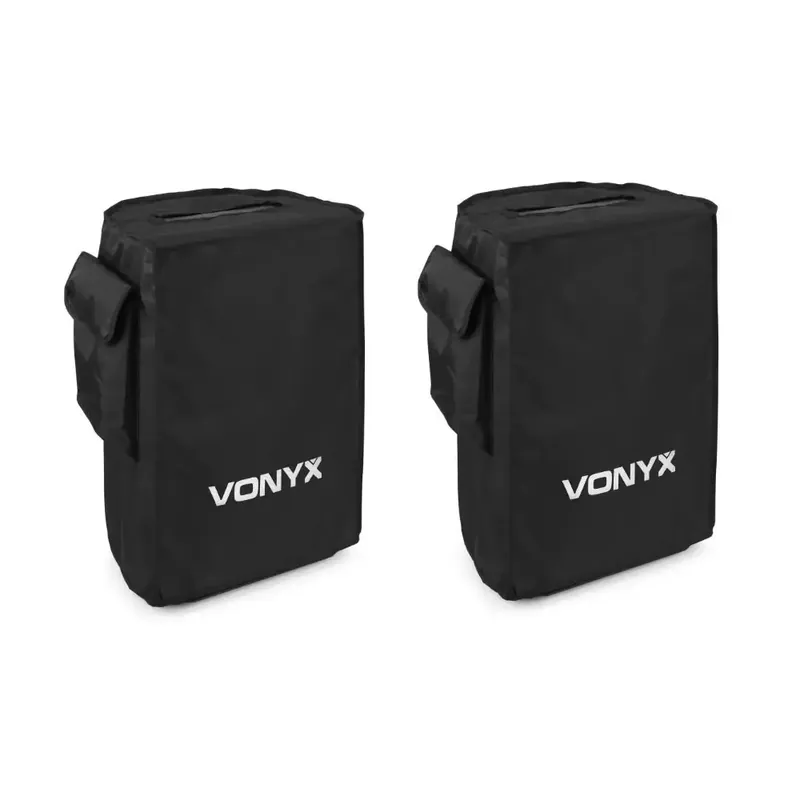 Vonyx SC10 2er Set Schutzhüllen für 10 Zoll VSA Lautsprecher – Mit Zubehörfach – Schwarz Schnäppchen