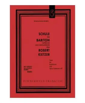 Heißes Angebot Schule für Bariton