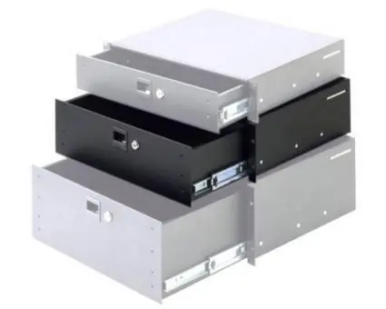 Adam Hall 19" Parts 87403A Rackschublade 3HE ALU Abverkauf