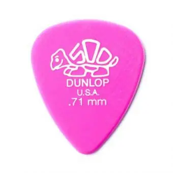 Finale Aktion Plektrum Standard Delrin, Stärke 0.71mm, Dunlop 41P