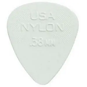 Plektrum Standard Nylon, Stärke 038, Dunlop 44P Meistverkauft