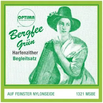 Optima 1321.MSBE Bergfee Zither Begleit-Saitensatz Gratis Versand