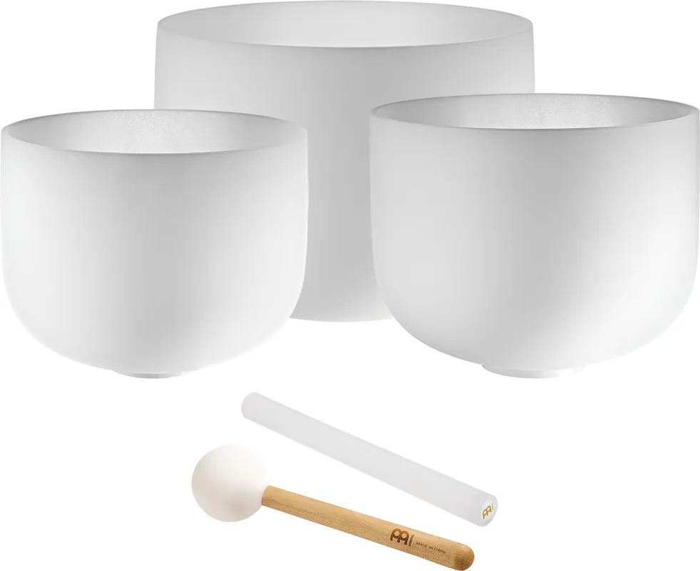 Meinl Sonic Energy Kristallklangschalen Chakra Set CSBSETAFD Neue Kollektion